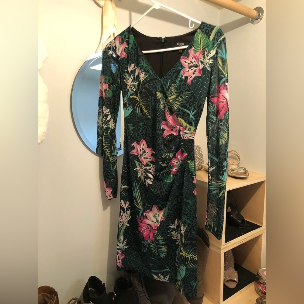 Guess long sleeve dress